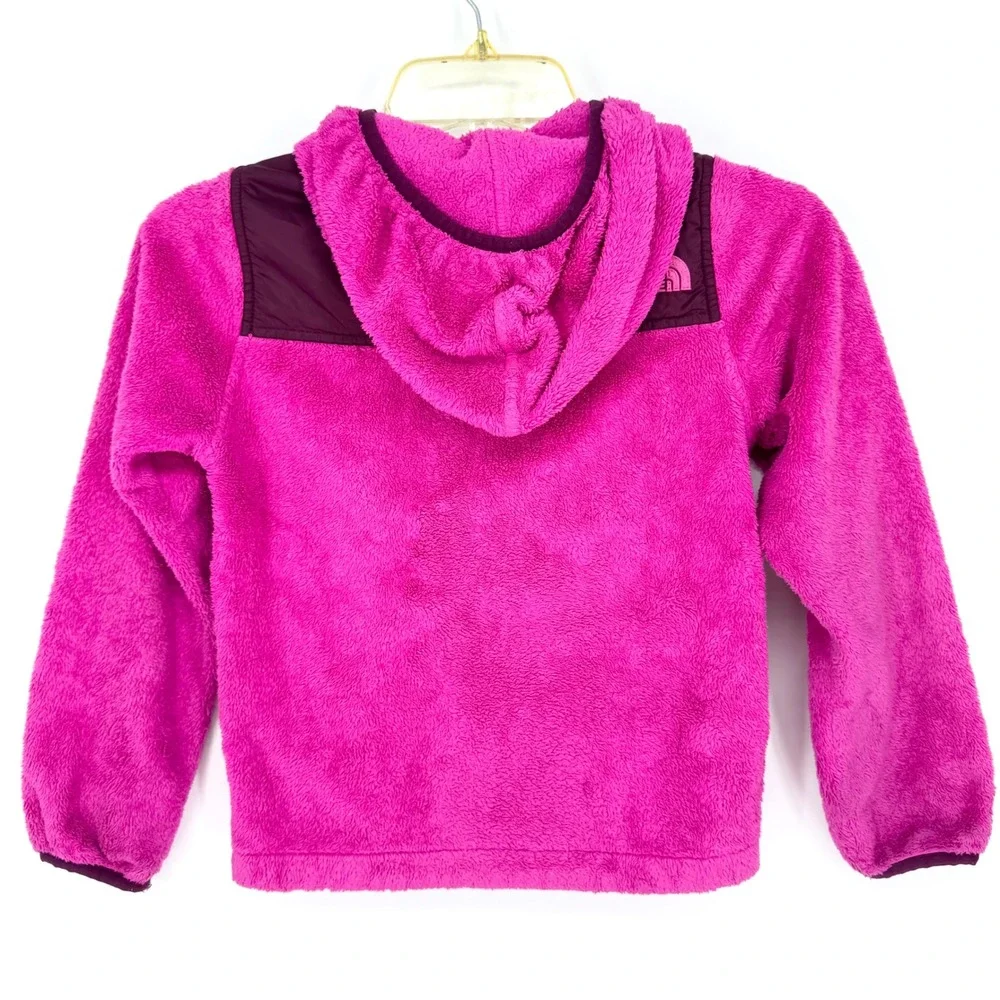 The North Face Girls Oso Hoodie Full Zip Fleece Jacket Pink Size S Gorpcore Hike